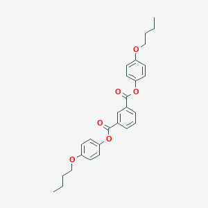 molecular formula C28H30O6 B386847 Bis(4-butoxyphenyl) isophthalate 
