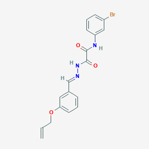 2-{2-[3-(allyloxy)benzylidene]hydrazino}-N-(3-bromophenyl)-2-oxoacetamide