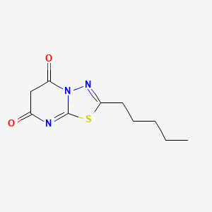 2-pentyl-5H-[1,3,4]thiadiazolo[3,2-a]pyrimidine-5,7(6H)-dione
