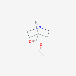 B038685 Ethyl 1-azabicyclo[2.2.1]heptane-4-carboxylate CAS No. 119102-24-8