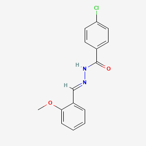 4-chloro-N'-(2-methoxybenzylidene)benzohydrazide