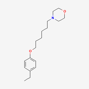 molecular formula C18H29NO2 B3868527 4-[6-(4-ethylphenoxy)hexyl]morpholine 