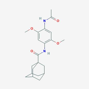 N-[4-(acetylamino)-2,5-dimethoxyphenyl]-1-adamantanecarboxamide