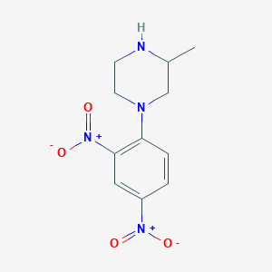 molecular formula C11H14N4O4 B386867 1-(2,4-Dinitrophenyl)-3-methylpiperazine CAS No. 298230-11-2