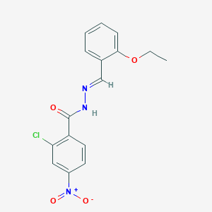 2-chloro-N'-(2-ethoxybenzylidene)-4-nitrobenzohydrazide