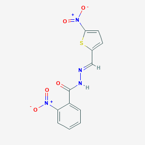 2-nitro-N'-[(5-nitro-2-thienyl)methylene]benzohydrazide