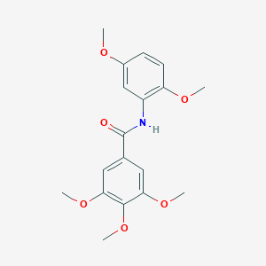 molecular formula C18H21NO6 B386883 N-(2,5-dimethoxyphenyl)-3,4,5-trimethoxybenzamide 