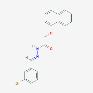 N'-(3-bromobenzylidene)-2-(1-naphthyloxy)acetohydrazide