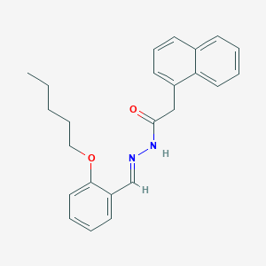 2-(1-naphthyl)-N'-[2-(pentyloxy)benzylidene]acetohydrazide