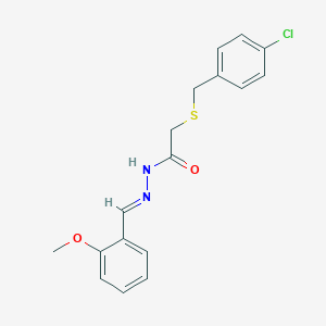 2-[(4-chlorobenzyl)sulfanyl]-N'-(2-methoxybenzylidene)acetohydrazide