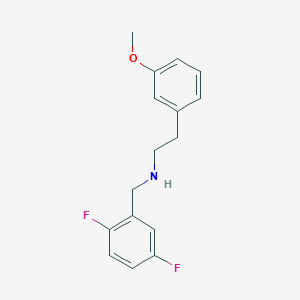 molecular formula C16H17F2NO B3869221 (2,5-difluorobenzyl)[2-(3-methoxyphenyl)ethyl]amine 