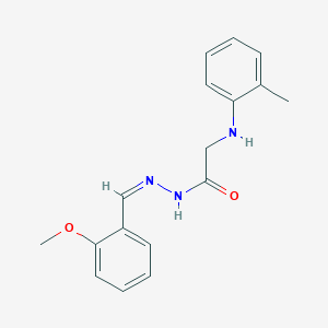 N'-(2-methoxybenzylidene)-2-[(2-methylphenyl)amino]acetohydrazide
