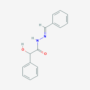 molecular formula C15H14N2O2 B3869408 N'-benzylidene-2-hydroxy-2-phenylacetohydrazide 