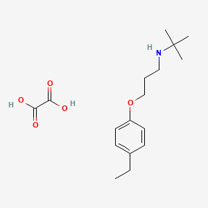 molecular formula C17H27NO5 B3869439 N-(tert-butyl)-3-(4-ethylphenoxy)-1-propanamine oxalate 