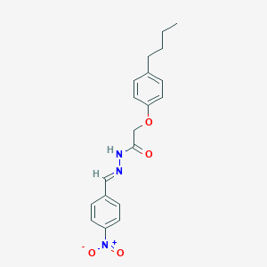 2-(4-butylphenoxy)-N'-{4-nitrobenzylidene}acetohydrazide