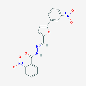 2-nitro-N'-{(E)-[5-(3-nitrophenyl)furan-2-yl]methylidene}benzohydrazide
