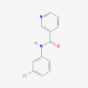 molecular formula C12H9ClN2O B3869574 N-(3-chlorophenyl)nicotinamide 