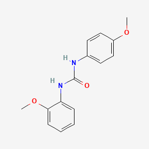 molecular formula C15H16N2O3 B3869667 N-(2-methoxyphenyl)-N'-(4-methoxyphenyl)urea 