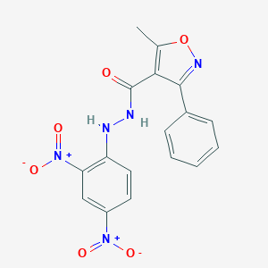 N'-{2,4-dinitrophenyl}-5-methyl-3-phenyl-4-isoxazolecarbohydrazide