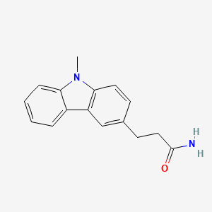 3-(9-methyl-9H-carbazol-3-yl)propanamide