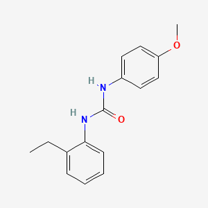 molecular formula C16H18N2O2 B3869755 N-(2-ethylphenyl)-N'-(4-methoxyphenyl)urea 