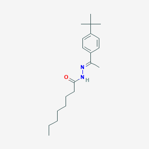 molecular formula C20H32N2O B386980 N'-[1-(4-tert-butylphenyl)ethylidene]octanohydrazide 