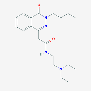2-(3-butyl-4-oxo-3,4-dihydro-1-phthalazinyl)-N-[2-(diethylamino)ethyl]acetamide