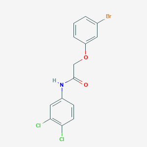 molecular formula C14H10BrCl2NO2 B386982 2-(3-bromophenoxy)-N-(3,4-dichlorophenyl)acetamide 