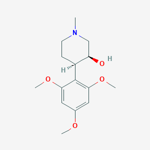 B038699 3-Piperidinol, 1-methyl-4-(2,4,6-trimethoxyphenyl)-, (3S,4R)- CAS No. 113225-19-7