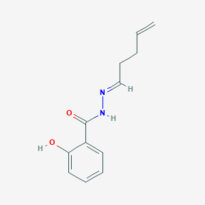 2-hydroxy-N'-(4-pentenylidene)benzohydrazide