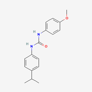 molecular formula C17H20N2O2 B3869990 N-(4-isopropylphenyl)-N'-(4-methoxyphenyl)urea 