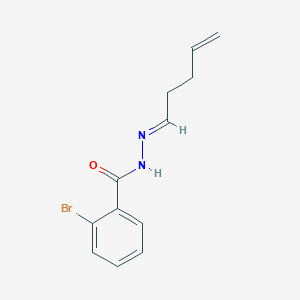 molecular formula C12H13BrN2O B387003 2-bromo-N'-(4-pentenylidene)benzohydrazide 