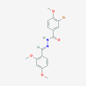 3-bromo-N'-(2,4-dimethoxybenzylidene)-4-methoxybenzohydrazide