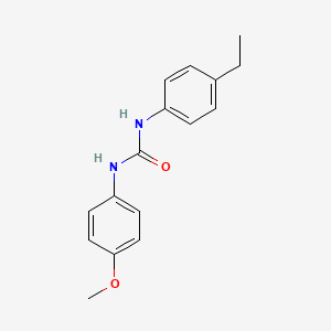 molecular formula C16H18N2O2 B3870109 N-(4-ethylphenyl)-N'-(4-methoxyphenyl)urea 