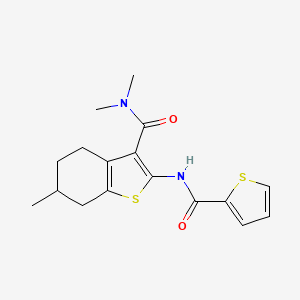 N,N,6-trimethyl-2-[(2-thienylcarbonyl)amino]-4,5,6,7-tetrahydro-1-benzothiophene-3-carboxamide