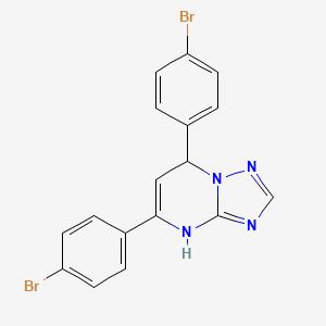 5,7-bis(4-bromophenyl)-4,7-dihydro[1,2,4]triazolo[1,5-a]pyrimidine