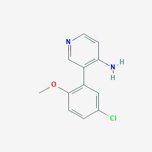 3-(5-chloro-2-methoxyphenyl)pyridin-4-amine