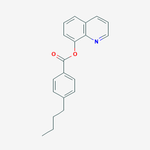 molecular formula C20H19NO2 B387036 8-Quinolinyl 4-butylbenzoate 