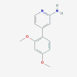molecular formula C13H14N2O2 B3870500 4-(2,4-dimethoxyphenyl)pyridin-2-amine 