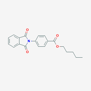 molecular formula C20H19NO4 B387052 pentyl 4-(1,3-dioxo-1,3-dihydro-2H-isoindol-2-yl)benzoate 