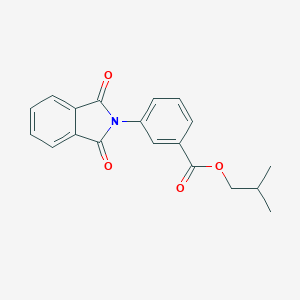 molecular formula C19H17NO4 B387053 2-methylpropyl 3-(1,3-dioxo-1,3-dihydro-2H-isoindol-2-yl)benzoate 