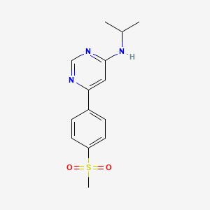 N-isopropyl-6-[4-(methylsulfonyl)phenyl]pyrimidin-4-amine