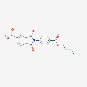 1,3-Dioxo-2-{4-[(pentyloxy)carbonyl]phenyl}-5-isoindolinecarboxylic acid