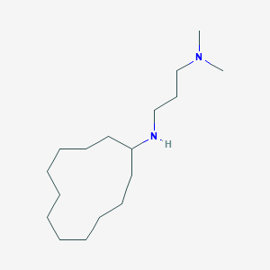 molecular formula C17H36N2 B3870686 N'-cyclododecyl-N,N-dimethyl-1,3-propanediamine 