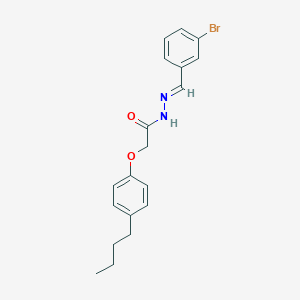 N'-(3-bromobenzylidene)-2-(4-butylphenoxy)acetohydrazide