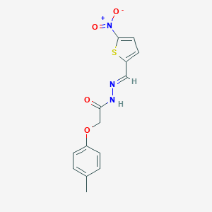 N'-({5-nitro-2-thienyl}methylene)-2-(4-methylphenoxy)acetohydrazide