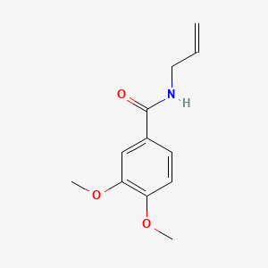 molecular formula C12H15NO3 B3870914 N-allyl-3,4-dimethoxybenzamide CAS No. 73664-69-4
