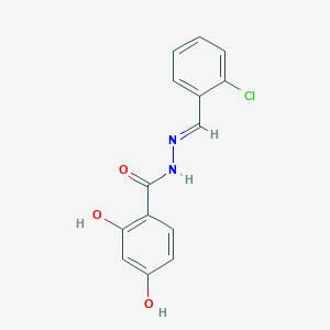 N'-(2-chlorobenzylidene)-2,4-dihydroxybenzohydrazide