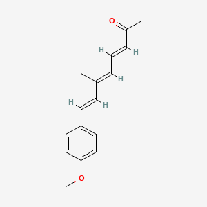 (3E,5E,7E)-8-(4-methoxyphenyl)-6-methylocta-3,5,7-trien-2-one