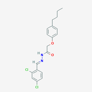 2-(4-butylphenoxy)-N'-(2,4-dichlorobenzylidene)acetohydrazide